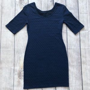 Xhiliration blue body con dress size small